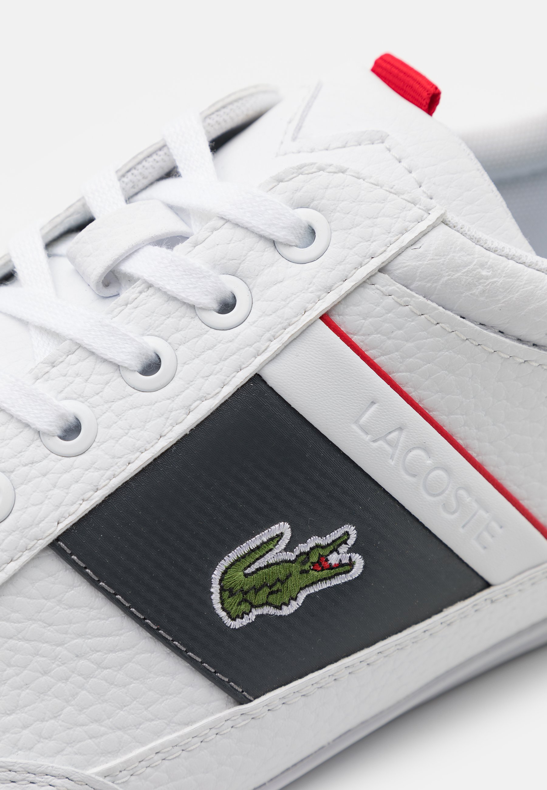 Lacoste CHAYMON - Trainers - white/dark grey/white - Zalando.ie