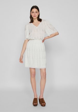 VILEA SKIRT - A-lijn rok - egret