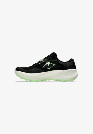 ASICS, TRAILSCHUH TRABUCO 14 - Laufschuh Trail - black illuminate yellow