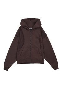 ANCY INSIDE OUT OVERSIZED JACKET - Sweatjacke - washed oak brown