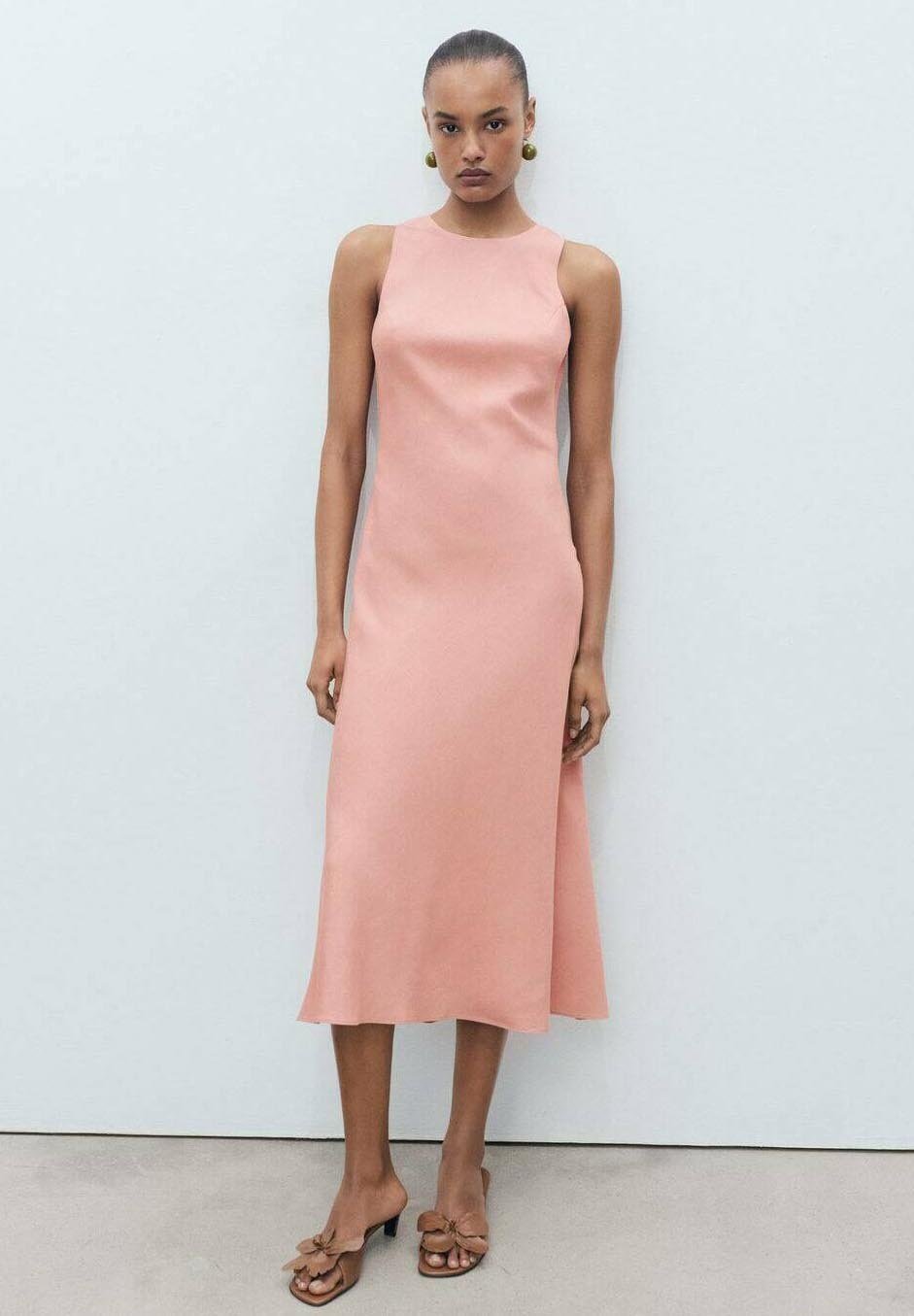 slim fit dress slacks Floral Fit & Flare Mini Dress main image 1