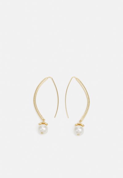 Marchesa THREADER - Boucles d'oreilles - gold-coloured/white