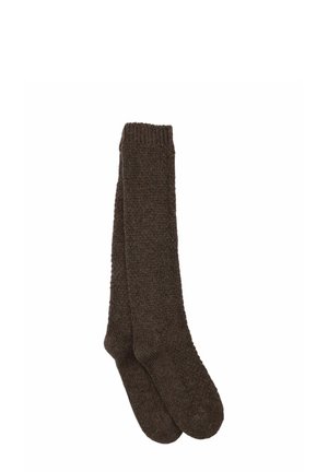 PEARLY - Chaussettes hautes - brown melange