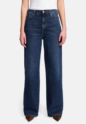 Flared Jeans - dark blue