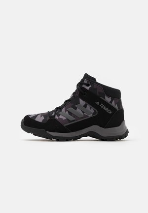 TERREX HYPERHIKER UNISEX - Hiking shoes - core black/night grey