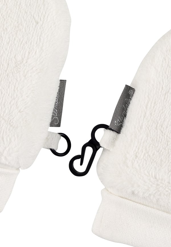 Mittens teddy fleece uni – Fäustling – ecru