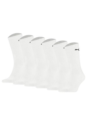 Puma UNISEX - 6ER PACK - CREW LIGHTWEIGTH UNI - Socks - weiß