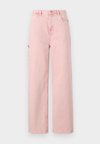 CARPENTER PANTS - Vaqueros boyfriend - peach pink wash