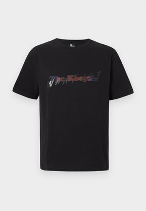 T-shirt con stampa - black