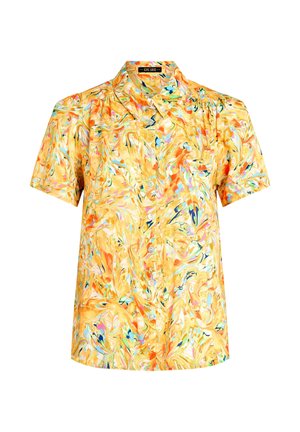 MAISIE LAUNDREY - Skjortebluser - cream/gold/yellow