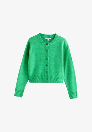 REGULAR FIT - CREW NECK  - Kardiganas - bright green fruit buttons