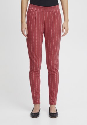 Pantalon classique - mineral red