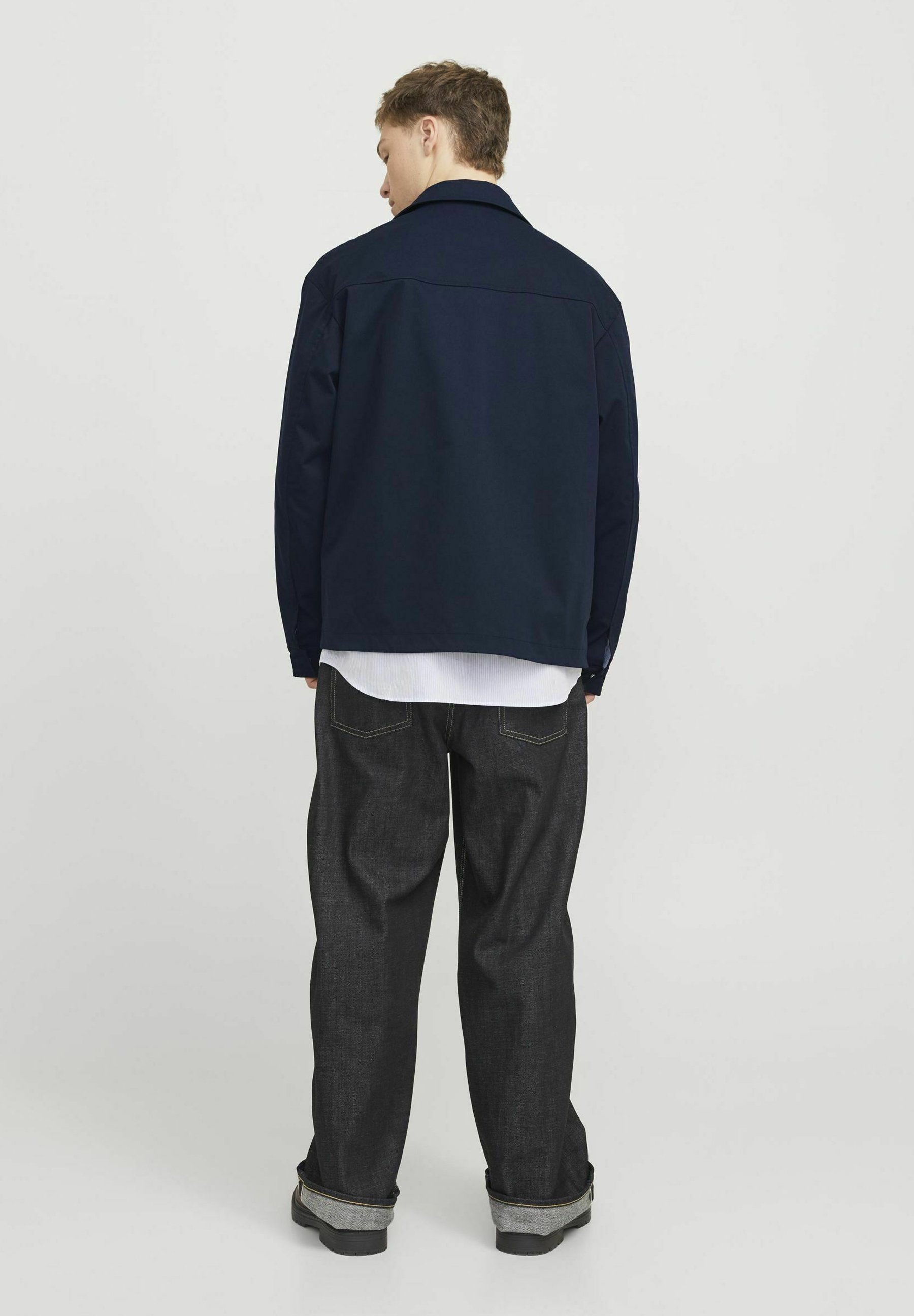 Jack & Jones JJWINSON WORKER - Summer jacket - navy blazer/dark