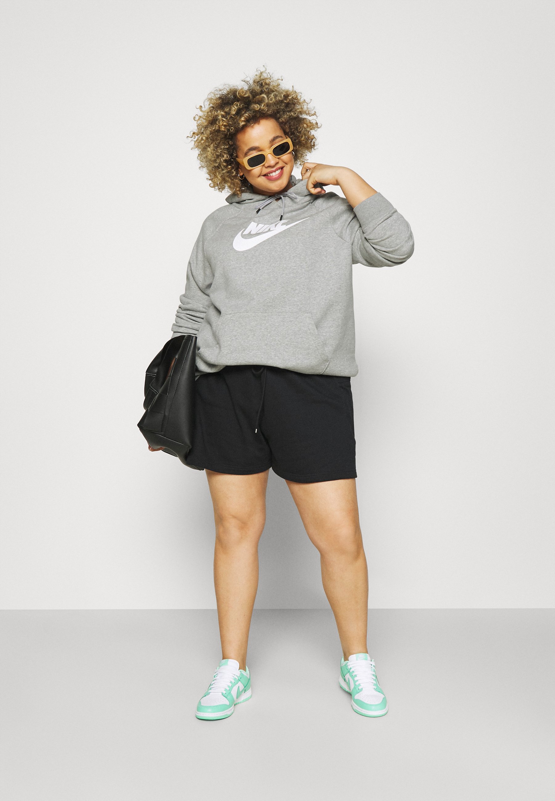 Nike Sportswear Felpa - grey heather/matte silver/white/grigio scuro  screziato - Zalando.it