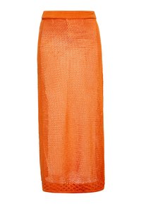 IZIA ROCK - Maxi skirt - orange
