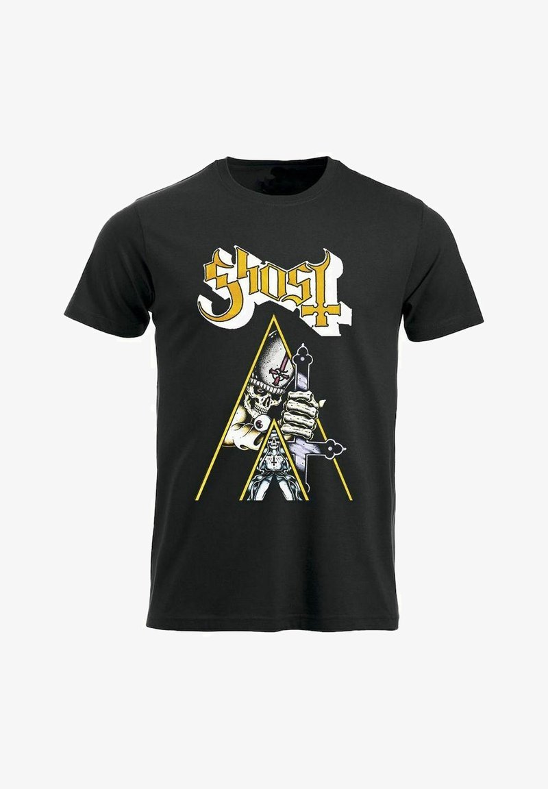 rockshirts GHOST CLOCKWORK - Print T-shirt - black