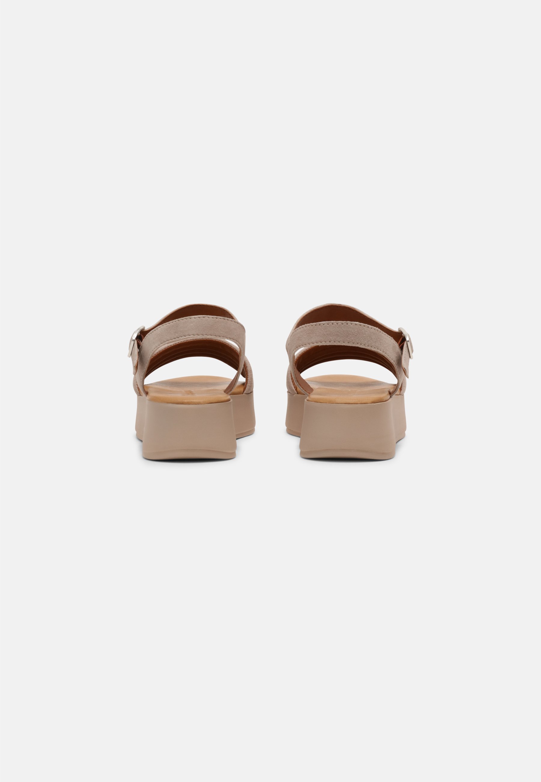 Tamaris Sandalias con plataforma - taupe/marrón topo - Zalando.es