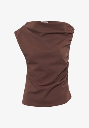 Soaked in Luxury, SLEIRLYS DALIDA TOP, brązowy