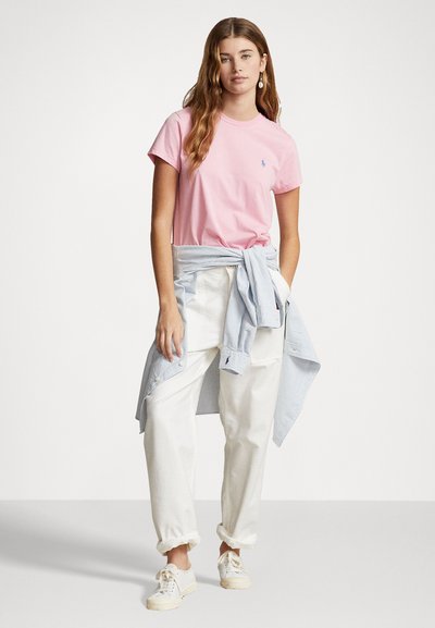 Polo Ralph Lauren COTTON JERSEY CREWNECK T-SHIRT - Pamata T-krekls - course pink