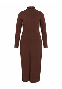 VIEDITH LANGÄRMELIGES - Etui-jurk - chocolate brown