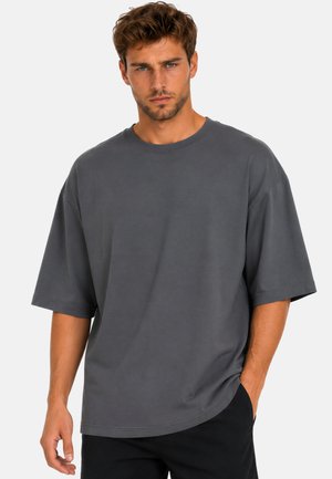 Reichstadt RELAXED FIT T-SHIRT - T-shirt basic - dark grey