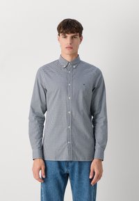 Tommy Hilfiger MICRO GINGHAM SHIRT - Shirt - carbon navy/optic white