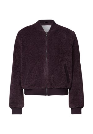 Street One Studio, TEDDYBLOUSON MIT REISSVERSCHLUSS - Blouson Bomber - russet red
