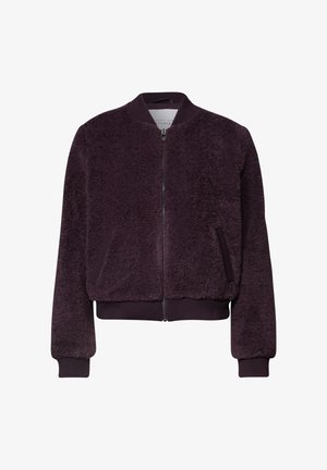 Street One Studio, TEDDYBLOUSON MIT REISSVERSCHLUSS - Blouson Bomber - russet red