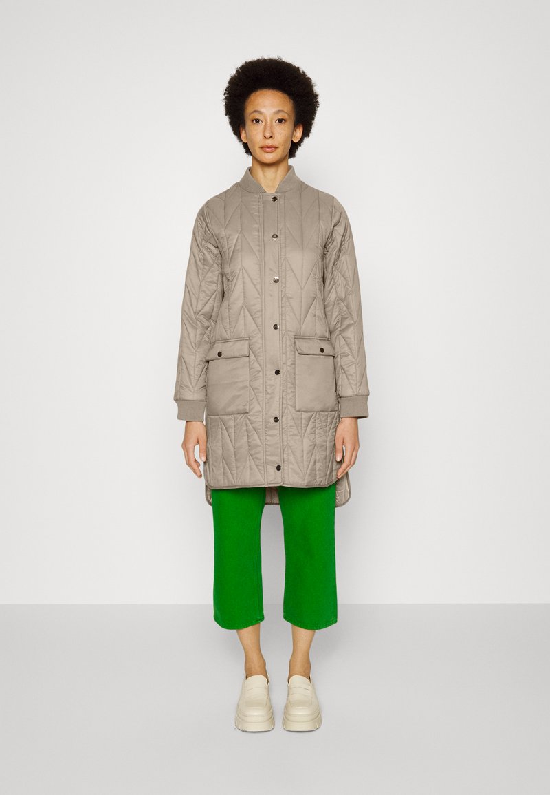 Damen Leichte Jacken | Saint Tropez KINGA LONG JACKET Bomberjacke fungi/taupe - JK11193 Damen Leichte Jacken | Saint Tropez KINGA LONG JACKET Bomberjacke fungi/taupe - JK11193