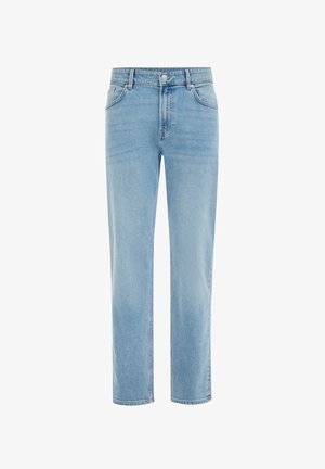 WE Fashion, BLUE RIDGE - Sirgete säärtega teksad - light blue