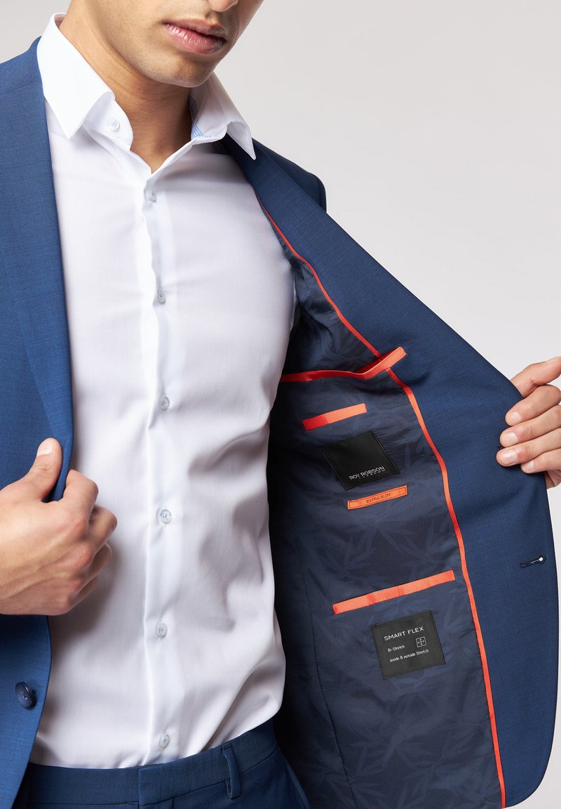 Roy Robson Abito Blu Camicia A Righe Roy Robson Blazer Uomo