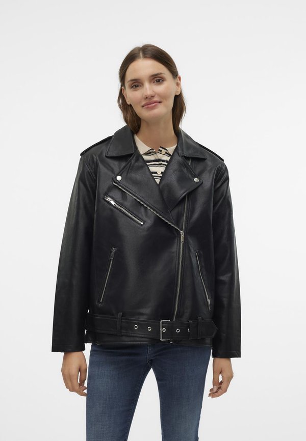 VMRAMON PAULA COATED  - Faux leather jacket