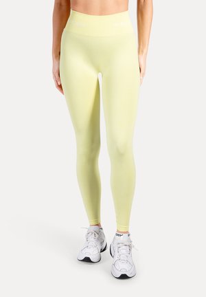 SCRUNCH LEGGINGS AZURA HIGHWAIST SPORT FITNESS - Legging (type pantalon) - gelb