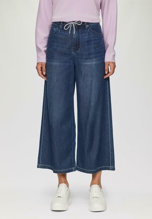 s.Oliver CULOTTE SURI - Wide Leg - blau