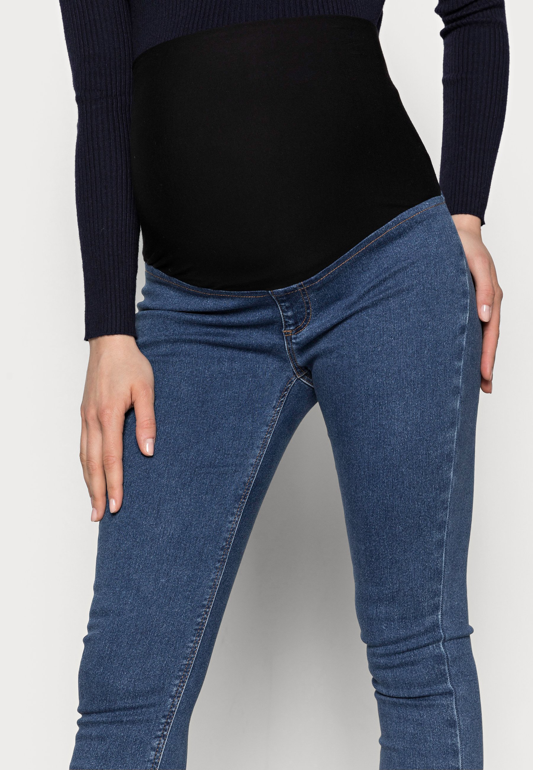 Anna Field MAMA Jeggings - blue denim 