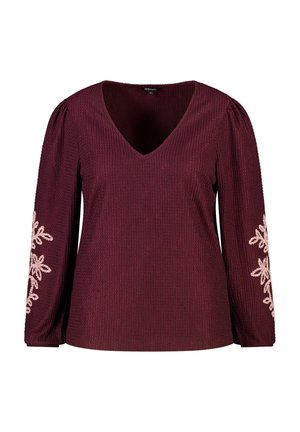 MS Mode, MS MODE BLOUSE NOT TRANSLATED - Blouse - bordeaux