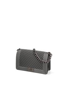 Marc Ellis Handtas - dark silver and silver