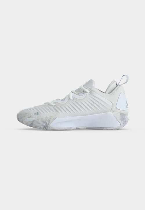 adidas INITIATION UNISEX - Basketball shoes - footwear white/silver-coloured metallic/dash grey — photo 2