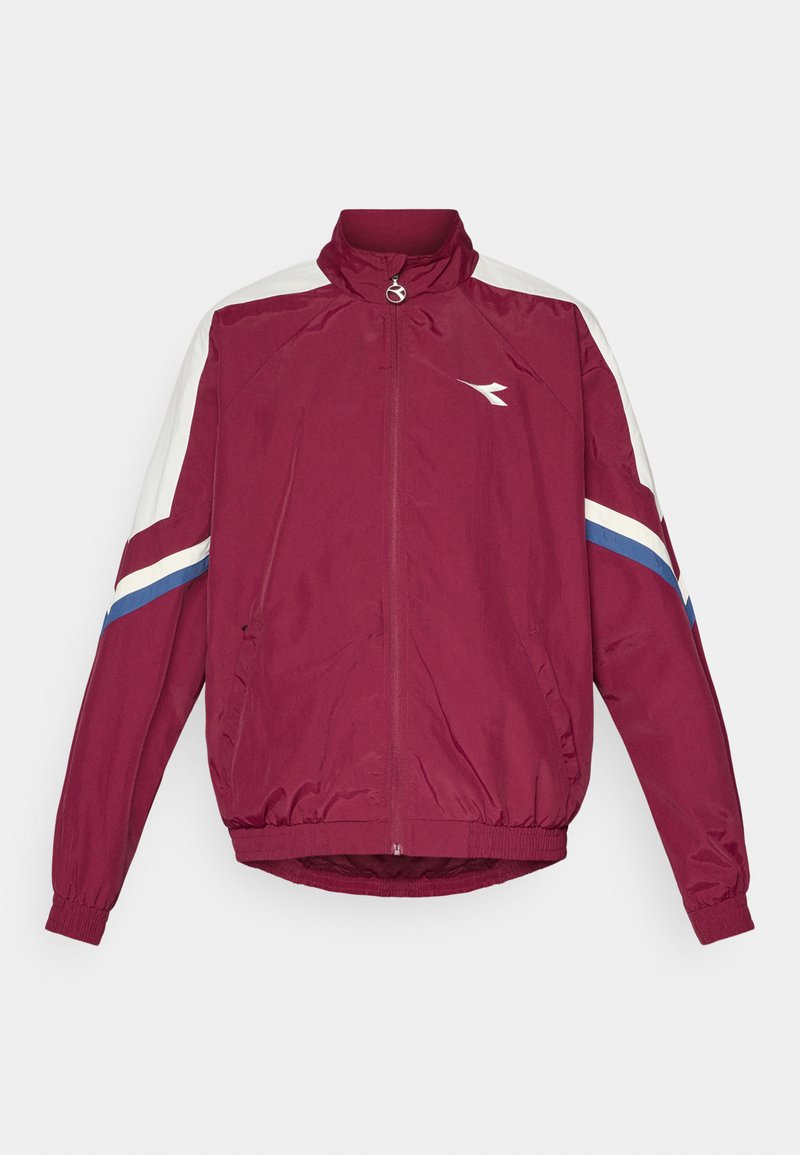 Veste Coupe-vent Diadora Vintage - Taille S, Légère, Fermeture éclair Complète, Style Football Années 90