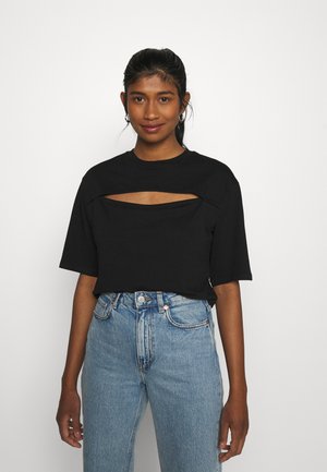 T-shirt z nadrukiem - black dark