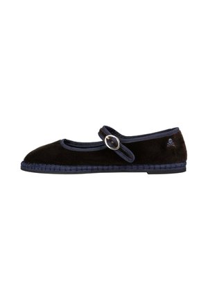 Bailarinas con hebilla - brown navy