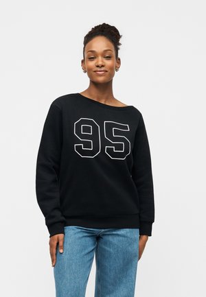 OFF SHOULDER - Sweatshirt - black