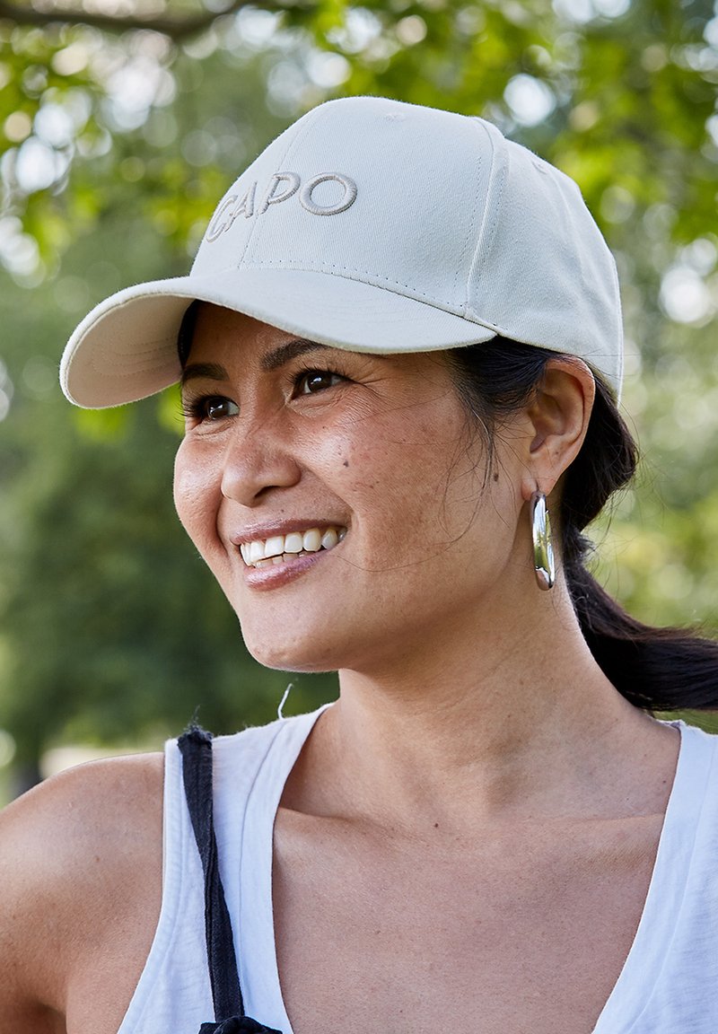 Capo BASEBALL 3D STICKEREI 6 PANEL Cap ecru/beige Zalando.de