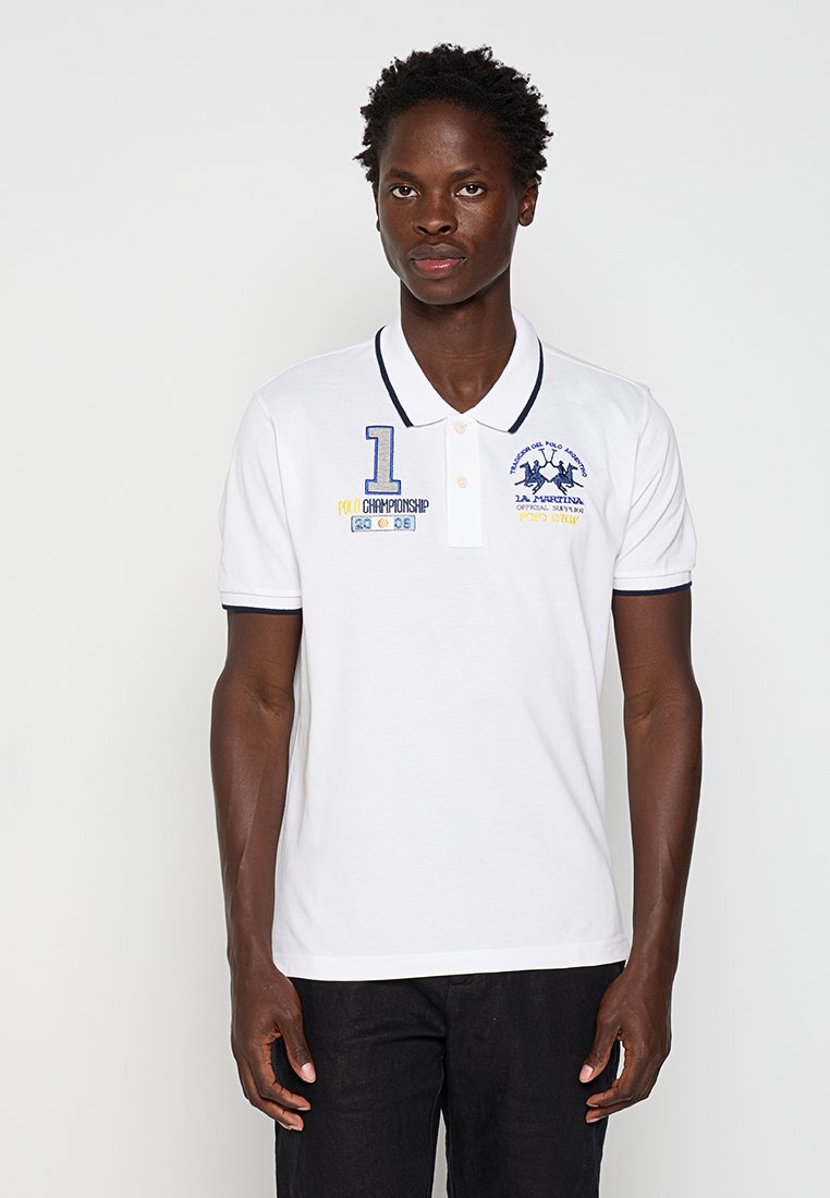 LA MARTINA Poloshirt wit