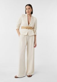 comma Flechtgürtel - helles beige