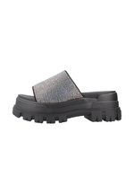 Sandalias Buffalo Eve ARI Spark Azul - Plano, Cómodas, Ideales Para Paseo O Verano, Estilo Casual