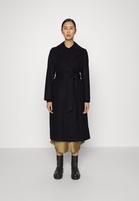 Calvin Klein ESSENTIAL WRAP COAT - Casaco clássico - black
