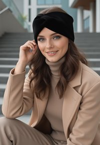 Vivisence Foulard à cheveux - black