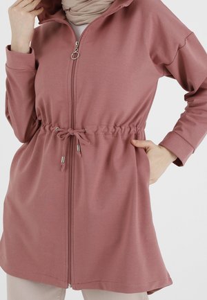 Halflange jas - brown