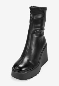 Bosanova Botines de cuña - black